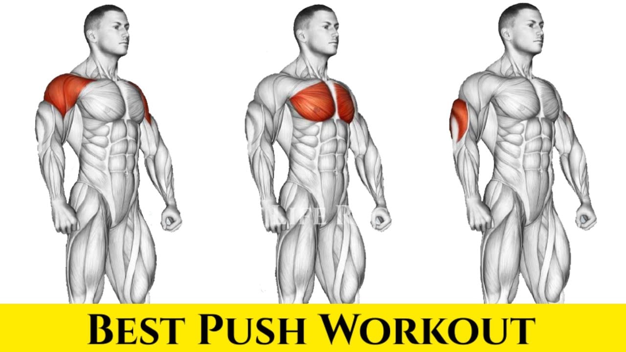 Best Push Workout for MASS | Push Day Routine for Chest Shoulder and Triceps