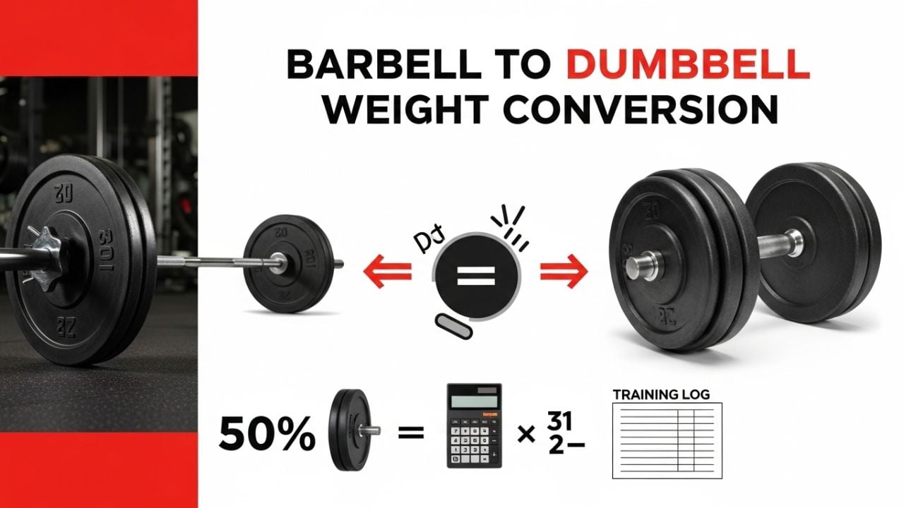 Barbell To Dumbbell Weight Conversion