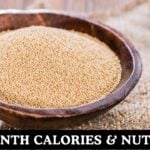 Amaranth Calories & Nutritional Facts Calculator