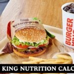 Burger King Nutrition & Calories
