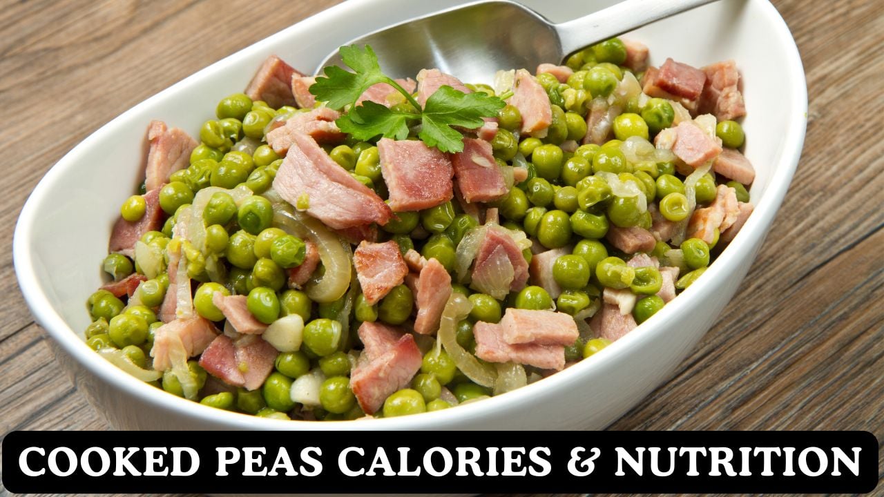 Cooked Peas and Nutritional Facts Calculator