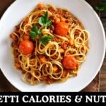 Spaghetti Calories & Nutritional Facts Calculator