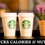 Starbucks Calories & Nutritional Facts Calculator