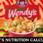 Wendy's Nutrition & Calories Calculator
